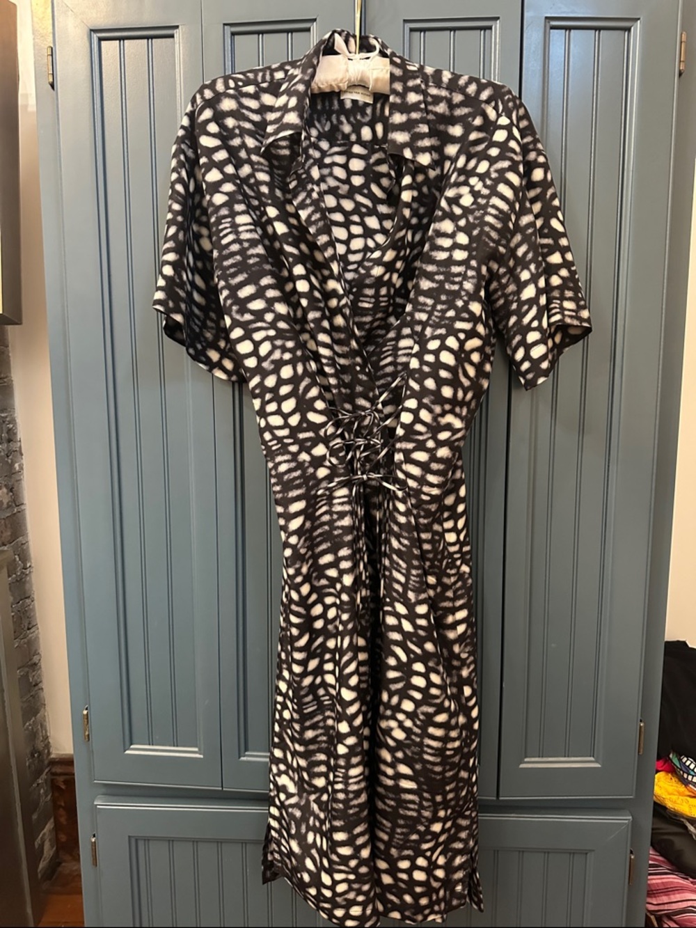 Dries Van Noten Delicky Print Silk Shirtdress